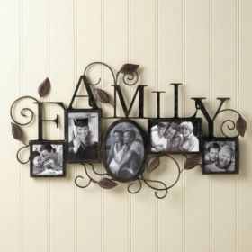 Accent Plus FAMILY Wall Frame - 5 Photos