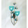 Accent Plus Peacock Bloom Candle Sconce - Double