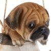 Accent Plus Swinging Pug Puppy Decor