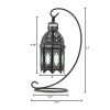 Accent Plus Moroccan Style Hanging Candle Lantern