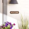 Accent Plus Cast Iron Welcome Sign