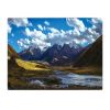 Mountains Bedroom Tapestry Landscape Background Cloth Bedside Wall Hanging Cloth Room Decoration Tapestry, 43x59 inch