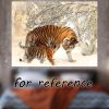 Animal Tapestry Wall Decor Backdrop Tapestry Bedroom Wall Cloth Tiger Bedside Living Room Decorative Wall Art, 43x59 inch