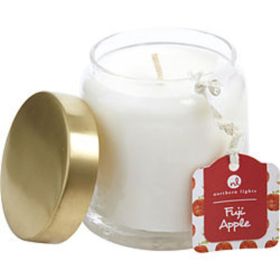 Fuji Apple By  Scented Soy Glass Candle 10 Oz.  Combines Crisp Red Apple, Pink Grapefruit, Southern Magnolia Blossom, & Lily Of The Valley.  Burns App