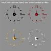 3D Wall Clock Luminous Frameless Wall Clocks DIY Digital Clock Wall Stickers Silent Clock for Home Living Room Office Wall Decor