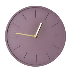 Cement Nordic Clock Light Luxury Silent Clock Wall Clock (Color: E)