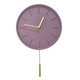 Cement Nordic Clock Light Luxury Silent Clock Wall Clock (Color: K)