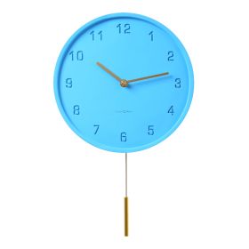 Cement Nordic Clock Light Luxury Silent Clock Wall Clock (Color: G)