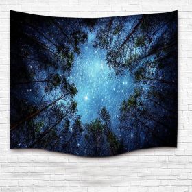 Foreign trade for home decoration wall hanging forest starry tapestry ins net red anchor models background cloth factory direct sales Homejoy (size: 200x150cm thick)