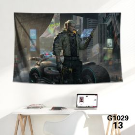 Game background cloth tapestry wall cloth tapestry decoration canvas (Color: 13Style, size: 150x100cm)