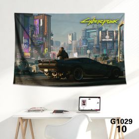 Game background cloth tapestry wall cloth tapestry decoration canvas (Color: 10Style, size: 150x100cm)