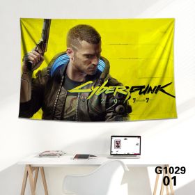 Game background cloth tapestry wall cloth tapestry decoration canvas (Color: 1Style, size: 150x100cm)