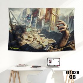 Game background cloth tapestry wall cloth tapestry decoration canvas (Color: 8Style, size: 150x100cm)