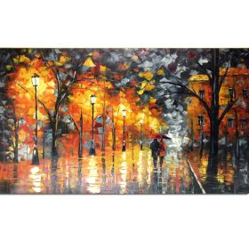 100% Hand Painted Abstract Oil Paintings On Canvas Modern Wedding Decor Wall Landscape Pictures Home Decoration No Framed (size: 100x150cm)