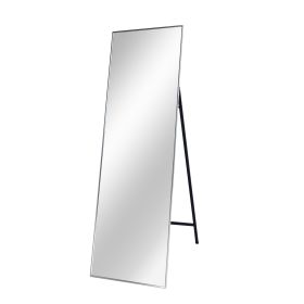 Full Length Mirror Standing 65''x22'' for Bedroom with Aluminum Frame;  Large Full Body Floor Mirror Wall Hanging or Leaning Modern Decor for Dressing (Color: Silver)