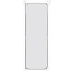 Full-Length Mirror 65"x22", Round Corner Aluminum Alloy Frame Floor Full Body Large Mirror, Stand or Leaning Against Wall for Living Room or Bedroom