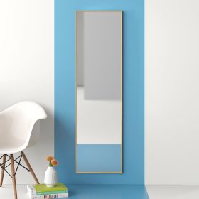 Full Length Wall Mirror (Color: Gold,16"*55")