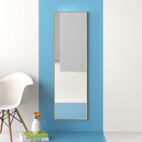 Full Length Wall Mirror (Color: Gold,16"*51")