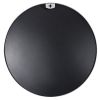 SDKOA Large Round Mirror 32 Inch with Black Aluminum Frame for Wall Decor, Bathroom Big Circle Mirror Modern Style Wall Hanging for Bedroom, Living Ro