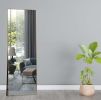 Full Length Mirror Standing 65''x22'' for Bedroom with Aluminum Frame;  Large Full Body Floor Mirror Wall Hanging or Leaning Modern Decor for Dressing