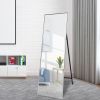 Full Length Mirror Standing 65''x22'' for Bedroom with Aluminum Frame;  Large Full Body Floor Mirror Wall Hanging or Leaning Modern Decor for Dressing