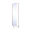 Full Length Wall Mirror,Door Hanging Mirror,Aluminum Alloy Frame Full Body Mirror,Rectangle Dressing Mirror,Bedroom Living room Mirror for Home 48"Ã—1