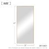 Modern and Contemporary Thin Frame Wall Mirror