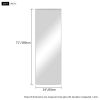 Aluminum Alloy Full Length Wall Mounted Mirror