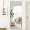 Aluminum Alloy Full Length Wall Mounted Mirror