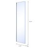 Full Length Wall Mirror,Door Hanging Mirror,Aluminum Alloy Frame Full Body Mirror,Rectangle Dressing Mirror,Bedroom Living room Mirror for Home 48"Ã—1