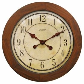 Chaney Instrument Wall Clock (Color: Beige, Material: Wood, Country of Manufacture: China)